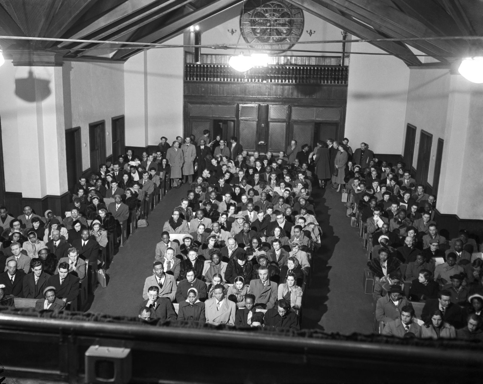 Martinsville church gathering, 1951
